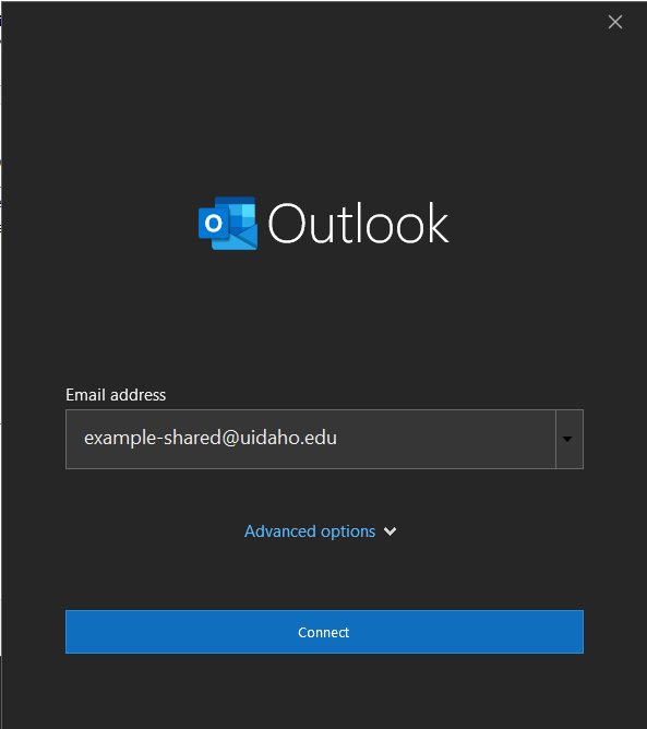 This is a photo of the email entry text box.